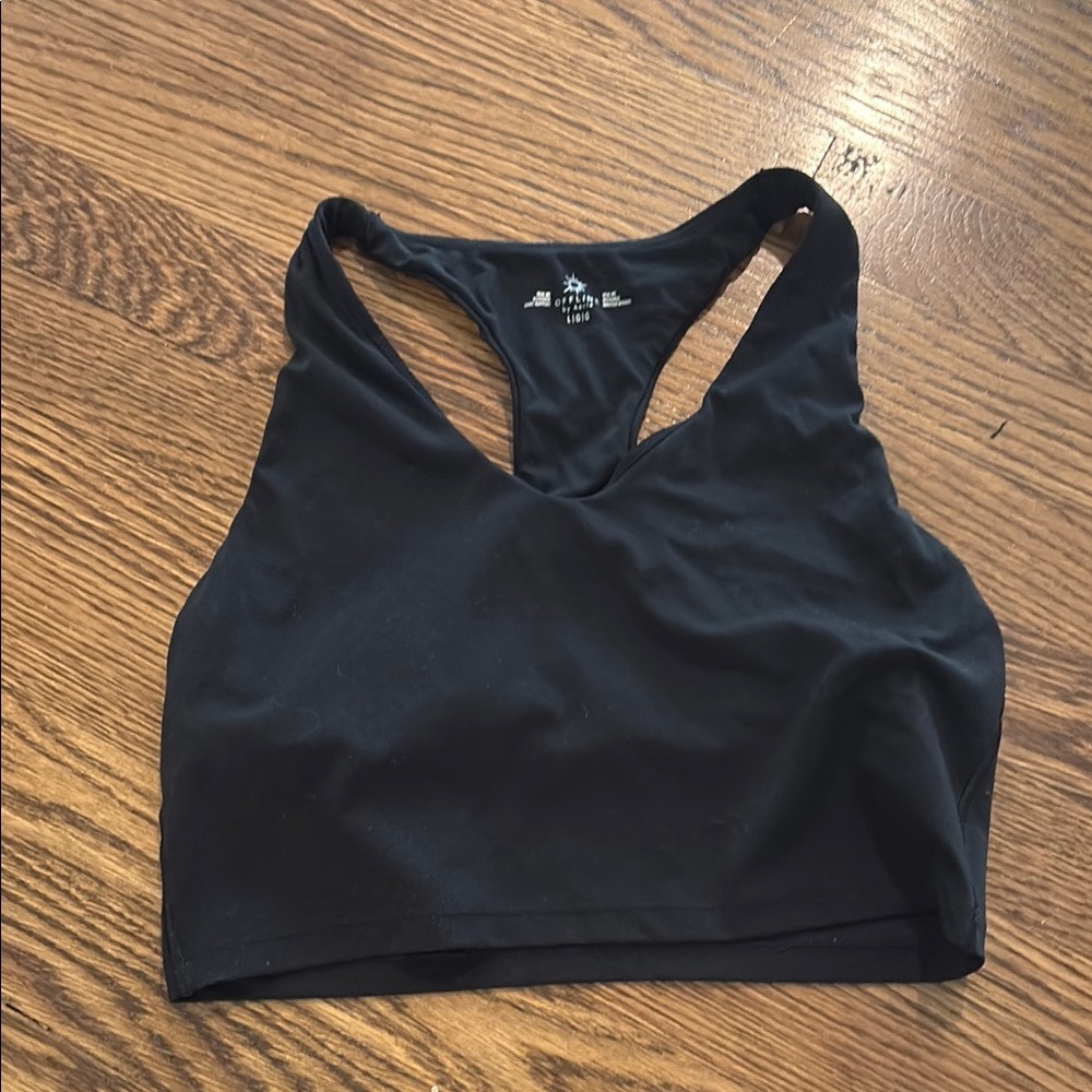 Aerie Offline Black Sports Bra